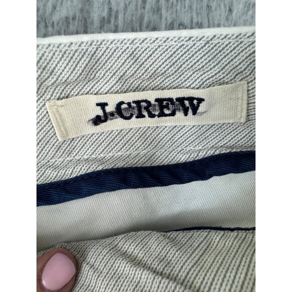 VTG J Crew Broken-In Favorite Fit Mens 31W 32L White NWT Y2K Casual Cotton Pants - Picture 6 of 16
